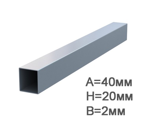 Профильная труба 40х20х2мм